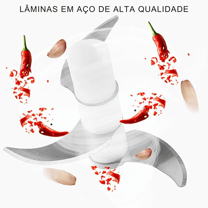 Processador de Alimentos Batedor Multifuncional 3 em 1