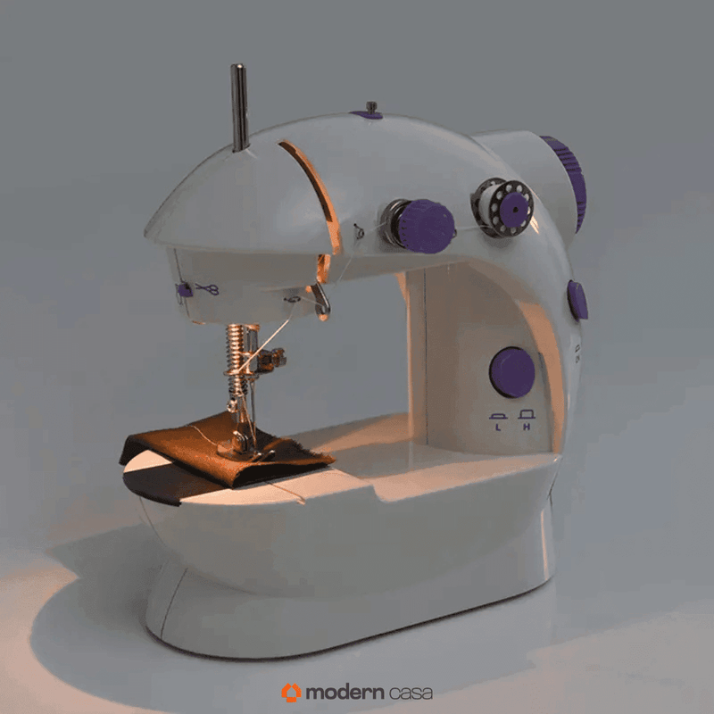 Mini Maquina Costura Portátil Elétrica