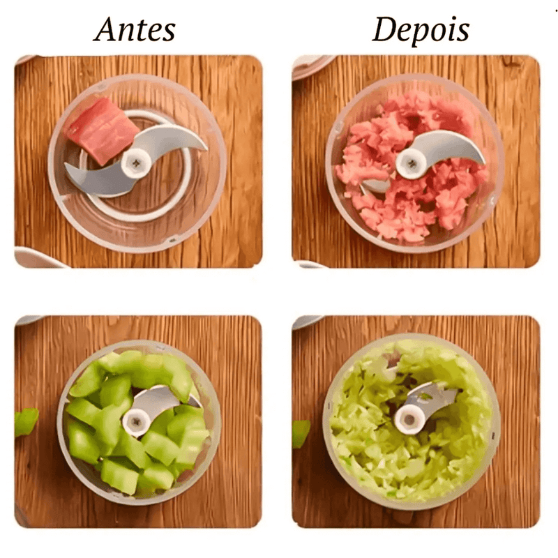Processador de Alimentos Batedor Multifuncional 3 em 1