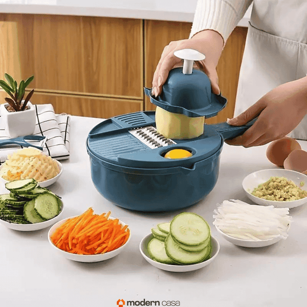 Cortador de Legumes e Vegetais Profissional 12 em 1