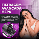 Aspirador Portátil Anti-Ácaro Esterilização Sem Fio