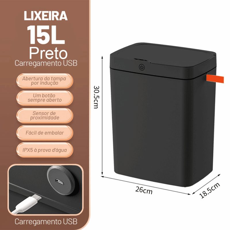 Lixeira Automática com Sensor de Proximidade