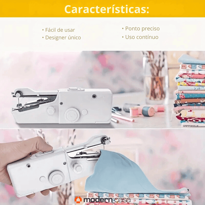 Mini Máquina de Costura Manual Portátil