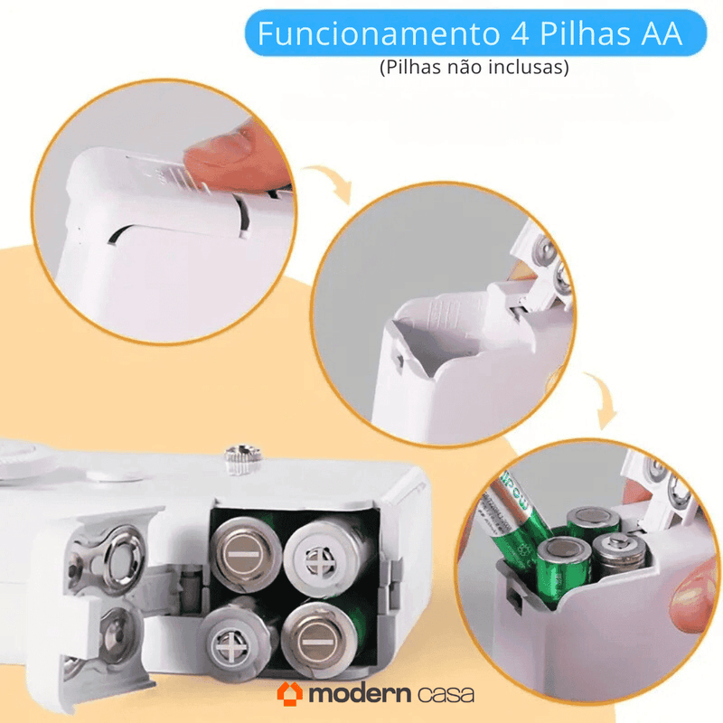 Mini Máquina de Costura Manual Portátil