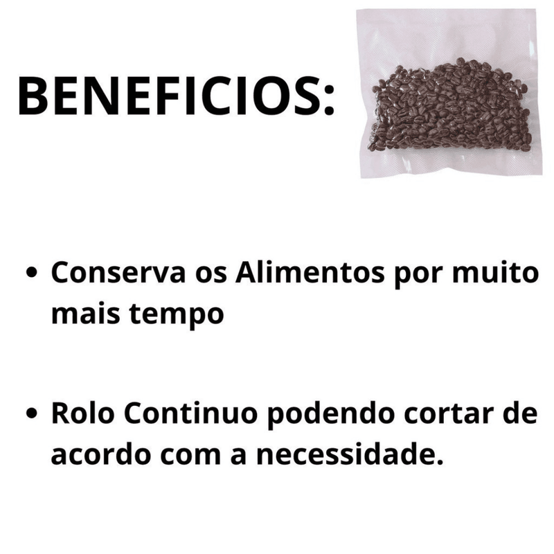 Rolos de Embalagem a Vácuo Vide - 5 Metros