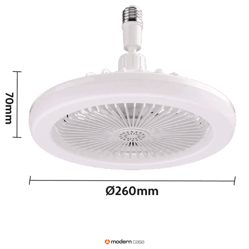 Luminária Ventilador de Teto com Controle Remoto