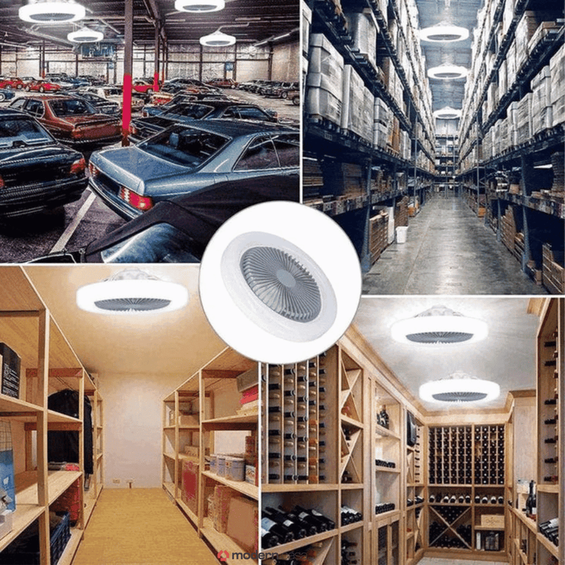 Luminária Ventilador de Teto com Controle Remoto
