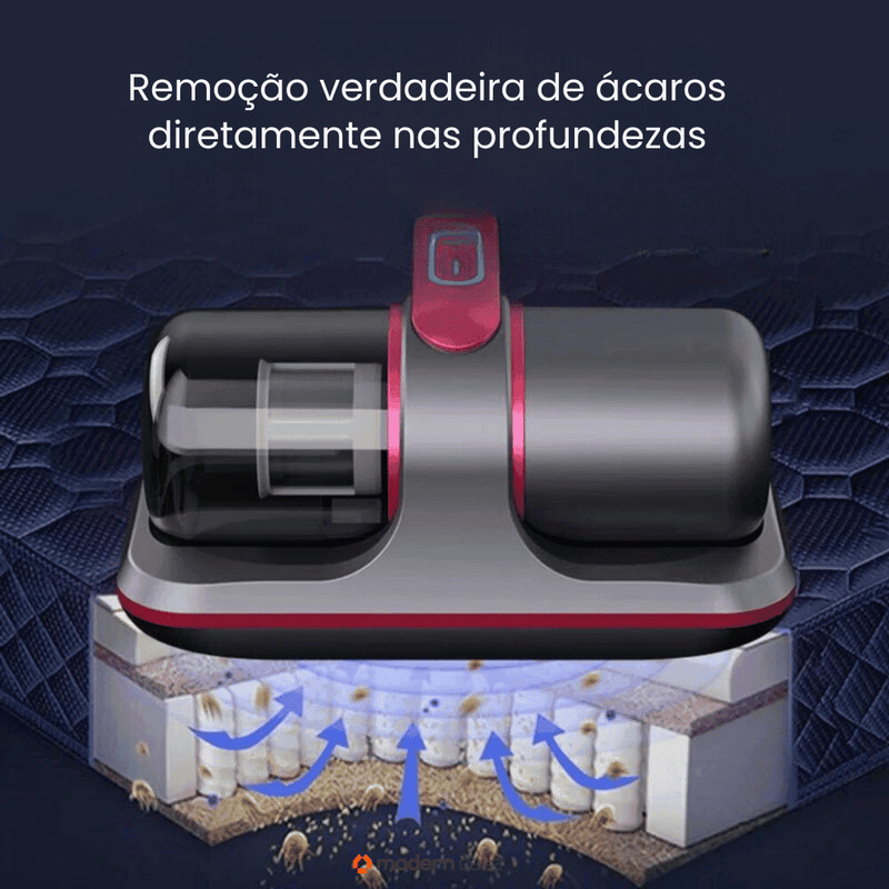 Aspirador Portátil Anti-Ácaro Esterilização Sem Fio