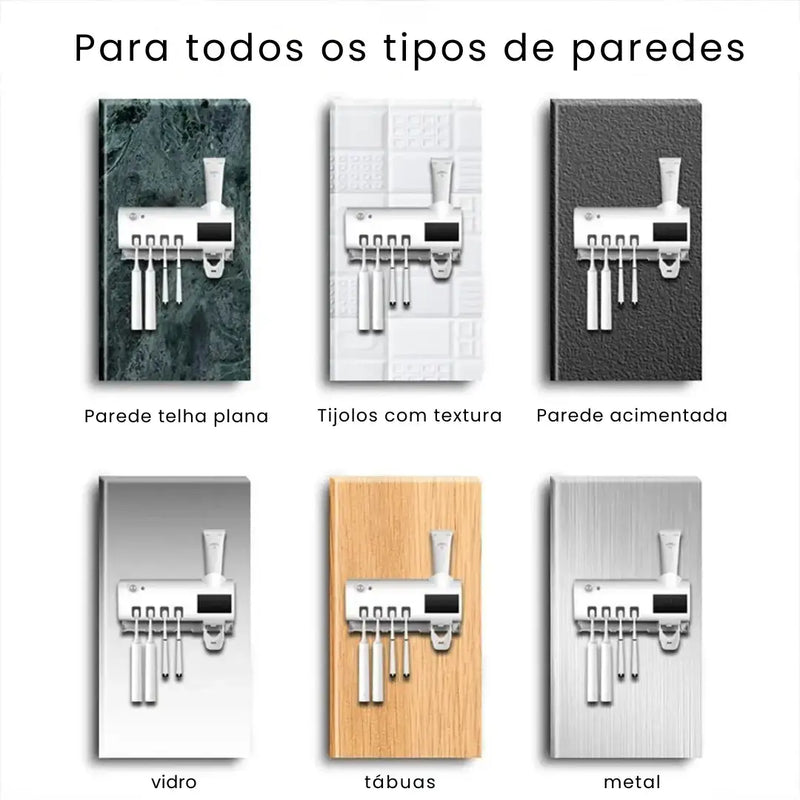 Esterilizador UV e Dispensador de Pasta