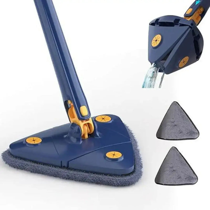 Mop de Limpeza Triangular 360° + Refil Grátis