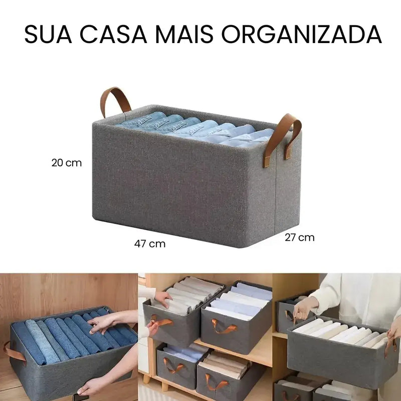 Caixa de Armazenamento Organizadora Dobrável
