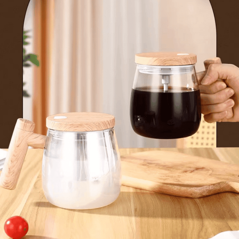 Copo Misturador de Bebidas Mixer em Vidro Portátil