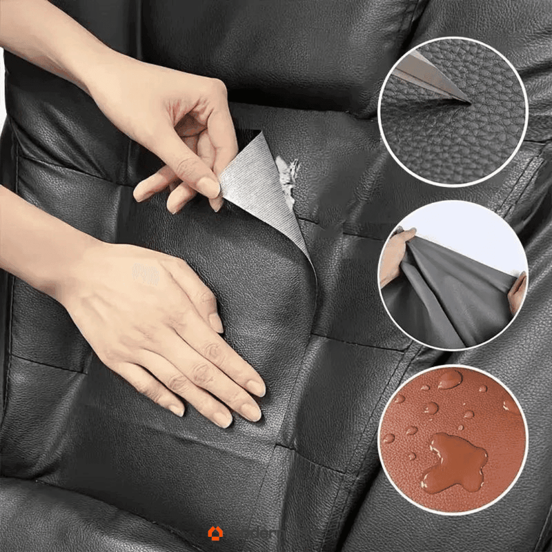 Couro Ecológico Autoadesivo para Revestimento e Reparo