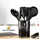 Kit Utensílios de Cozinha 12 peças em Silicone – Elegância, Resistência e Praticidade