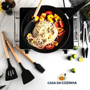 Kit Utensílios de Cozinha 12 peças em Silicone – Elegância, Resistência e Praticidade