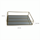 Bandeja Decorativa com Espelho Luxo