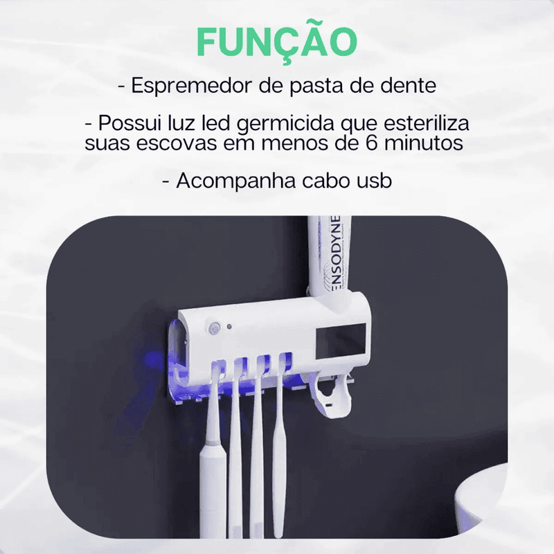 Esterilizador UV e Dispensador de Pasta