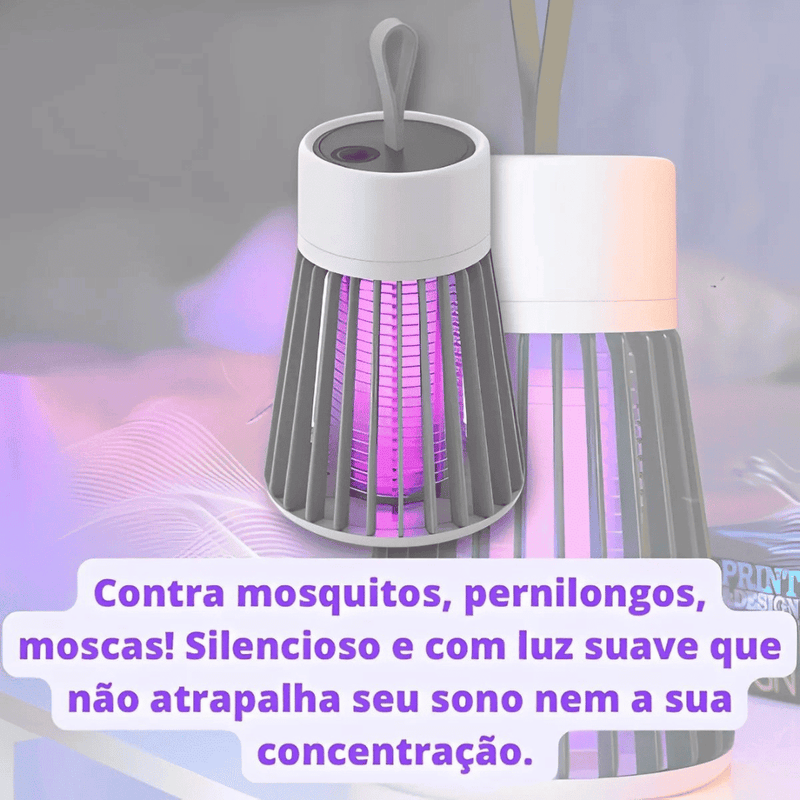 Luminária Mata Mosquito Repelente LED UV