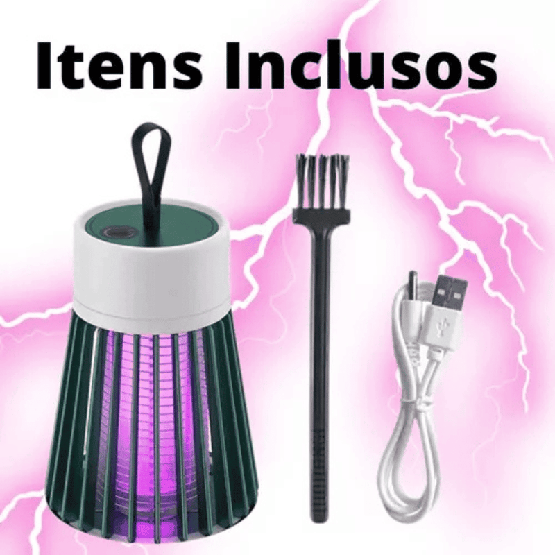 Luminária Mata Mosquito Repelente LED UV