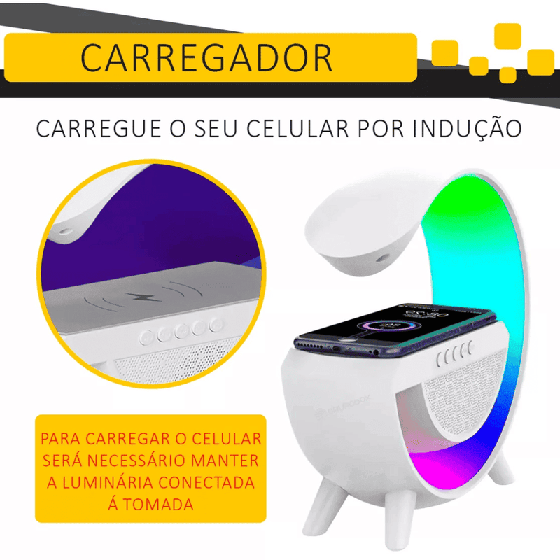 Luminária Multifuncional Carregador