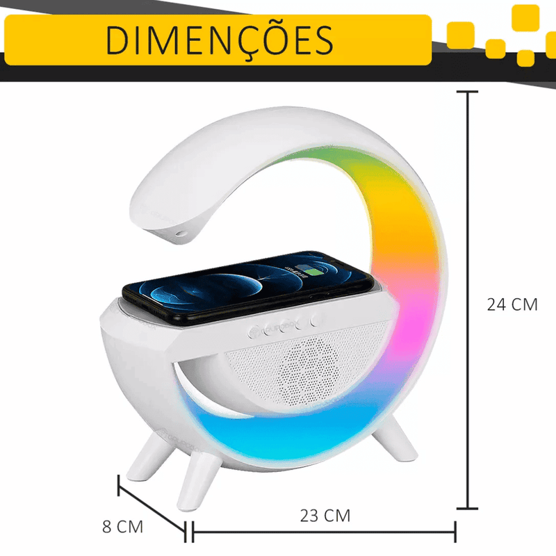 Luminária Multifuncional Carregador