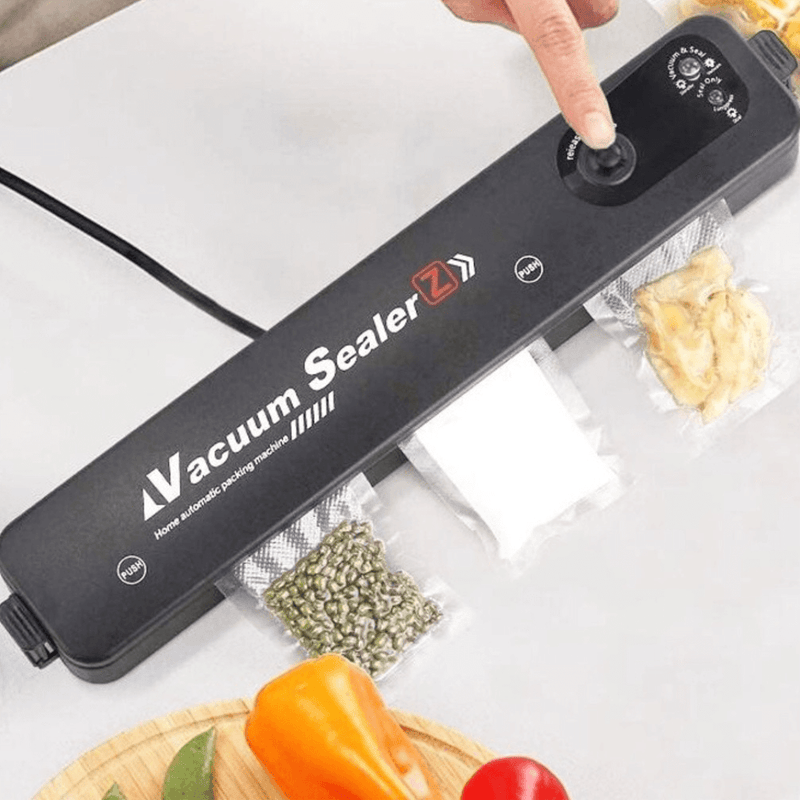 Máquina Seladora e Embaladora Automática a Vácuo + 10 Sacos de Brinde