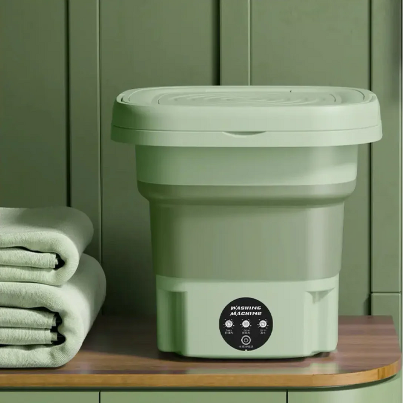 Mini Máquina de Lavar Roupa Dobrável TurboClean 11 Litros