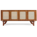 Buffet Parma com Telinha Pés em Madeira Maciça de Eucalipto