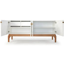 Buffet Oasi Pés em Madeira Maciça de Eucalipto