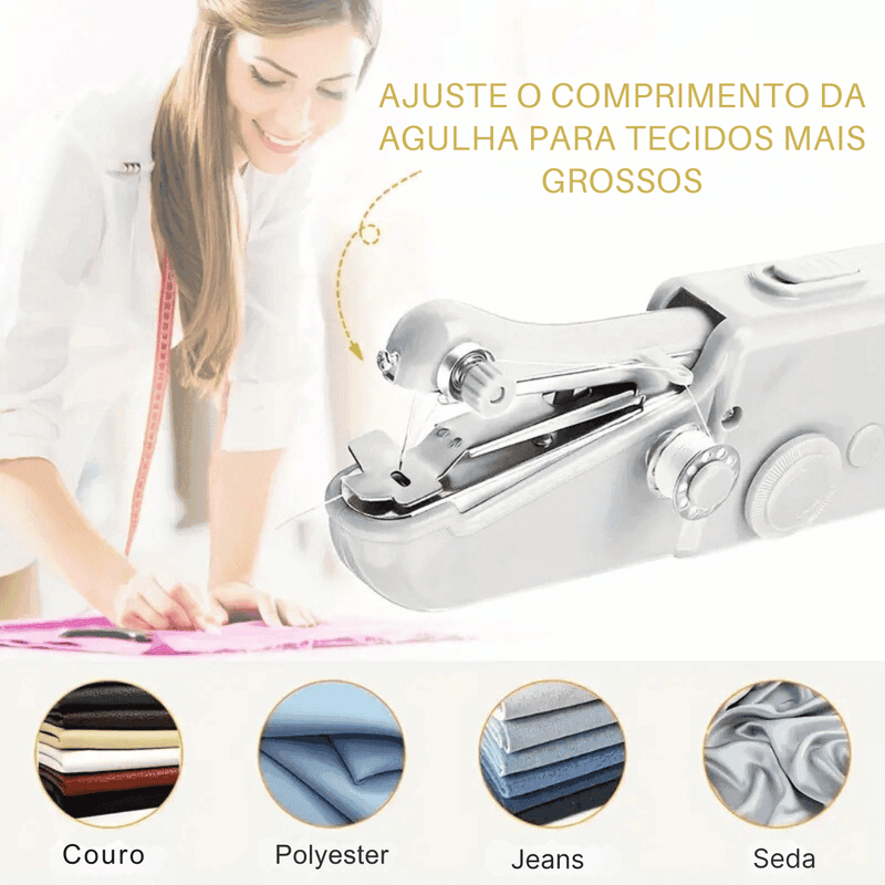 Mini Máquina de Costura Manual Portátil